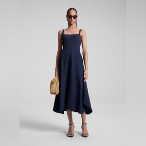 A.L.C. Harlow Linen Midi Dress Size 14